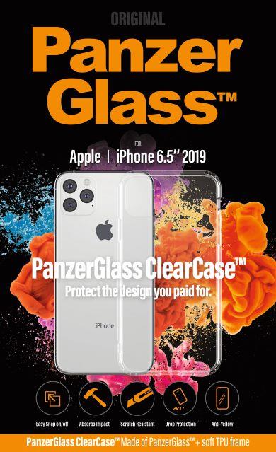 Ochranný kryt PanzerGlass ClearCase pro Apple iPhone 11 Pro Max, čirá
