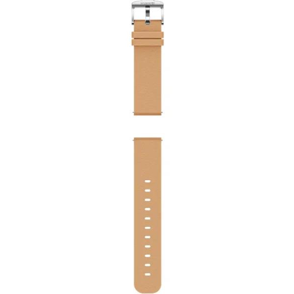 Huawei Original kožený řemínek pro Watch GT 2 42mm khaki