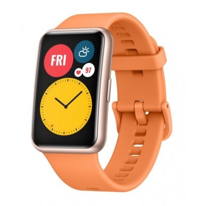 Huawei silikonový řemínek Huawei Watch Fit orange