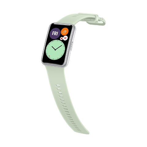 Huawei silikonový řemínek Huawei Watch Fit mint green
