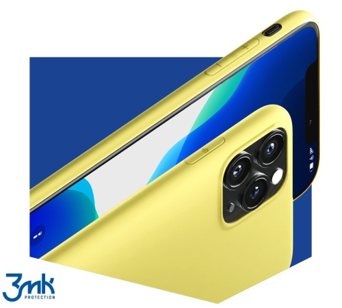 Kryt ochranný 3mk Matt Case pro Huawei P40 Lite, lime/žlutozelená