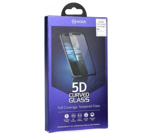 Tvrzené sklo Roar 5D pro Samsung Galaxy S20 FE, černá