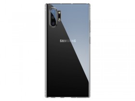 Silikónové puzdro Baseus Simple Series Case pre Samsung Galaxy Note 10 Plus, transparentná