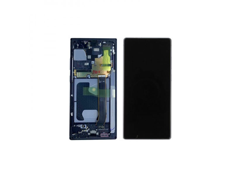 LCD + dotyk + rámček pre Samsung Galaxy Note20 Ultra, black (Service Pack)