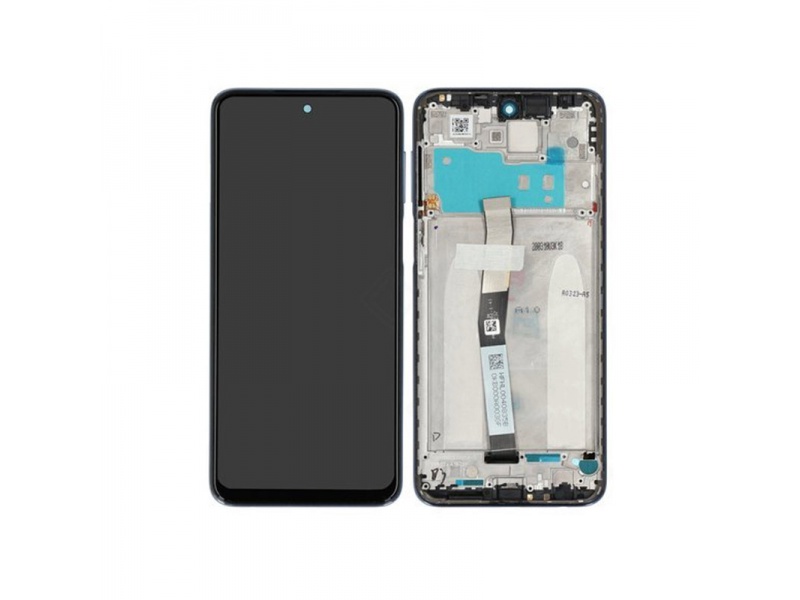 LCD + dotyk + rámček pre Xiaomi Redmi Note 9 Pro, Interstellar grey (Service Pack)