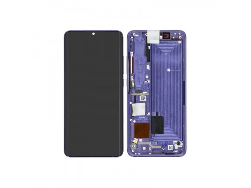 LCD + dotyk + rámček pre Xiaomi Mi Note 10 Lite, nebula purple (Service Pack)