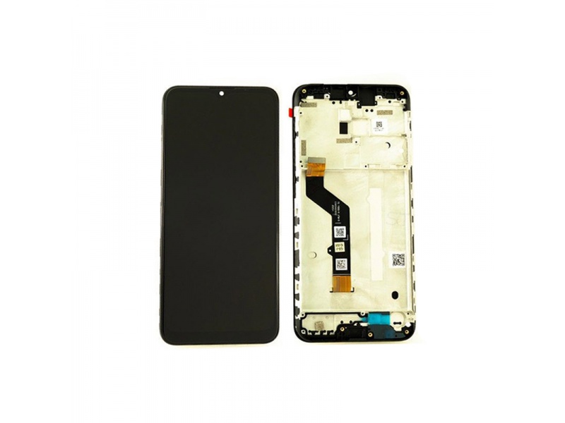 LCD + dotyk + rámček pre Motorola G9 Play, black (Service Pack)