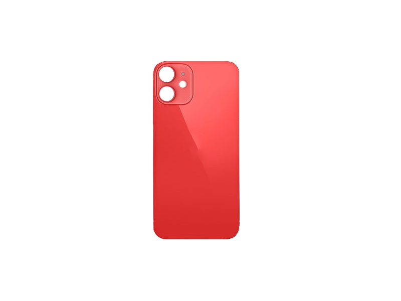 Kryt baterie Back Cover Glass pro Apple iPhone 12 Mini, červená 