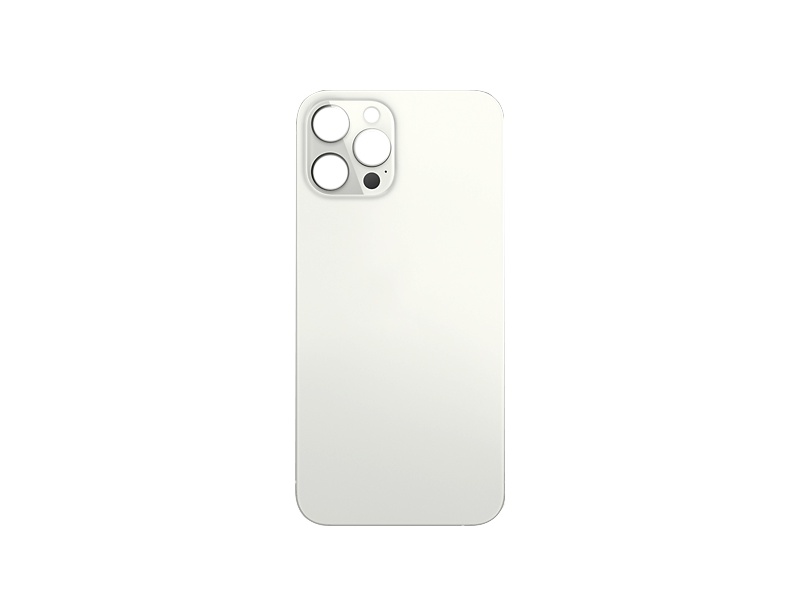 Kryt baterie Back Cover Glass pro Apple iPhone 12 Pro, stříbrná 