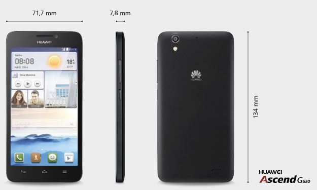 Huawei Ascend G630 Black