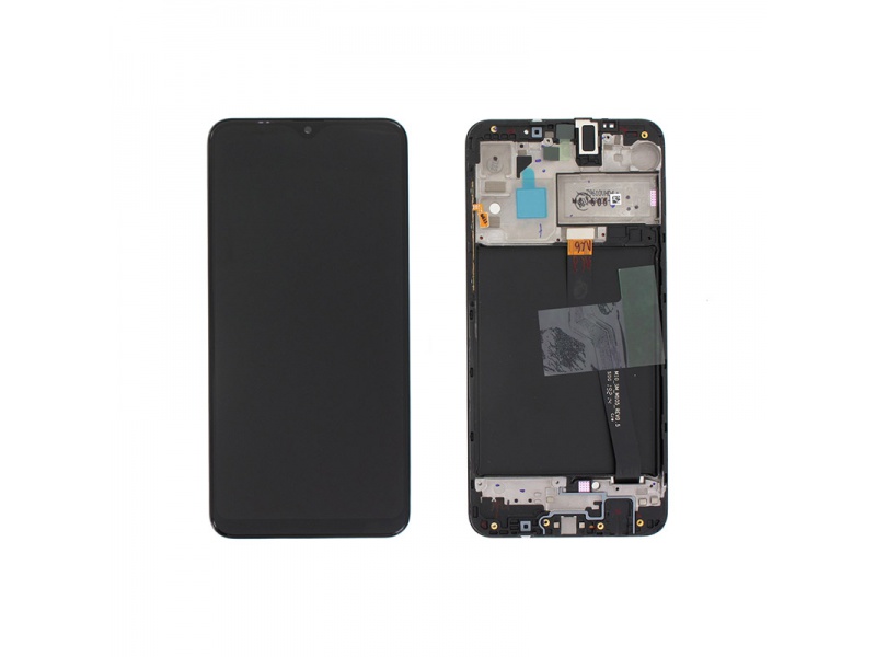 LCD + dotyk + rámček pre Samsung Galaxy A10, black (Service Pack)