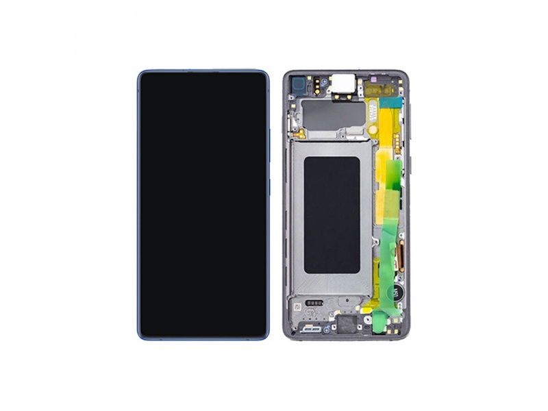 LCD + dotyk + rámček pre Samsung Galaxy S20 +, cosmic grey (Service Pack)