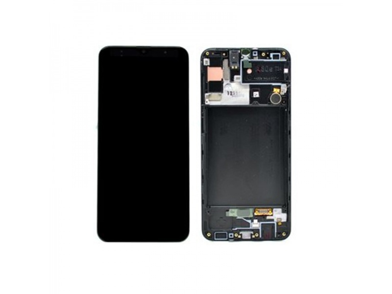 LCD + dotyk + rámček pre Samsung Galaxy A30S, black (Service Pack)