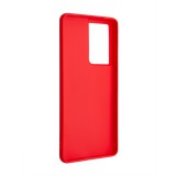 Zadný pogumovaný kryt FIXED Story pre Samsung Galaxy S21 Ultra, červená