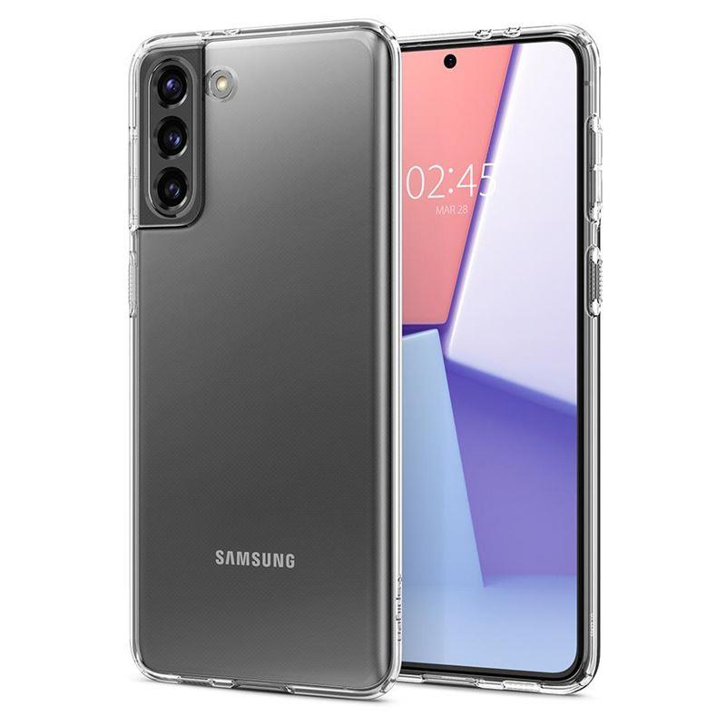Ochranný kryt Spigen Liquid Crystal pro Samsung Galaxy S21+, transparentní