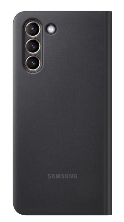 Flipové puzdro Clear View Cover EF-ZG991CBEGEE pre Samsung Galaxy S21, čierna