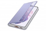 Flipové puzdro Clear View Cover EF-ZG991CVEGEE pre Samsung Galaxy S21, fialová