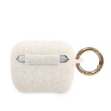 Guess silikonový kryt GUACAPSILGLWH pro Airpods Pro, white