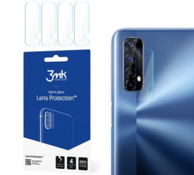 Hybridné sklo 3mk Lens ochrana kamery pre Real 7 Pro (4ks)