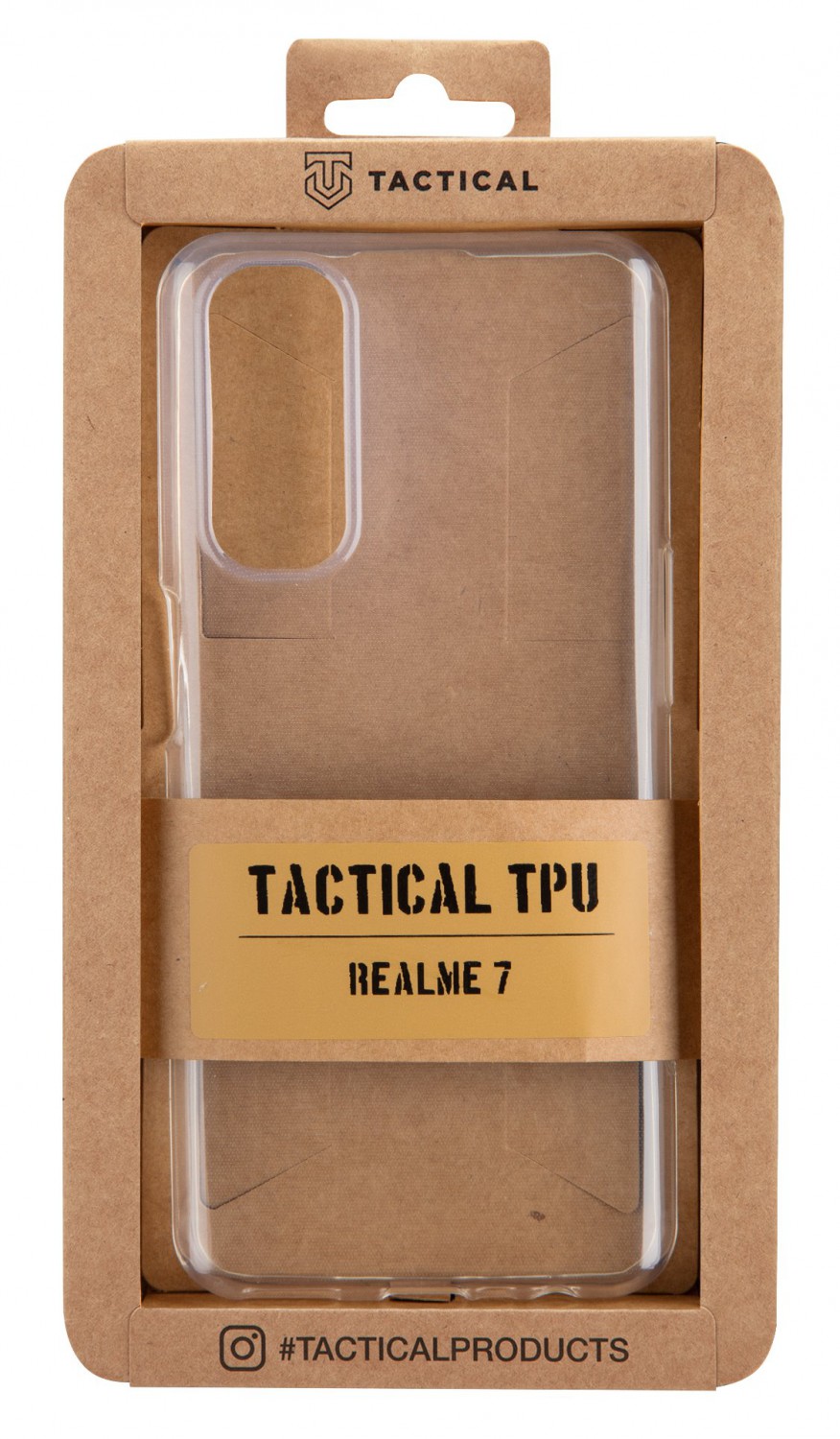 Tactical silikonové pouzdro pro Realme 7, transparentní