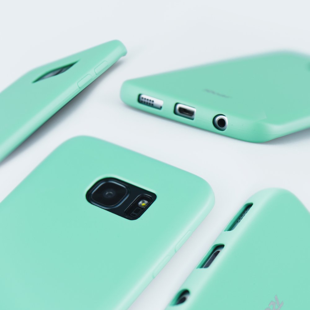 Ochranný kryt Roar Colorful Jelly pro Samsung Galaxy S21, mátová