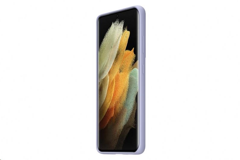 Silikonové pouzdro Samsung EF-PG998TVE pro Samsung Galaxy S21 Ultra, fialová