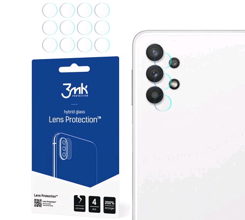Hybridní sklo 3mk Lens ochrana kamery pro Samsung Galaxy A32 5G