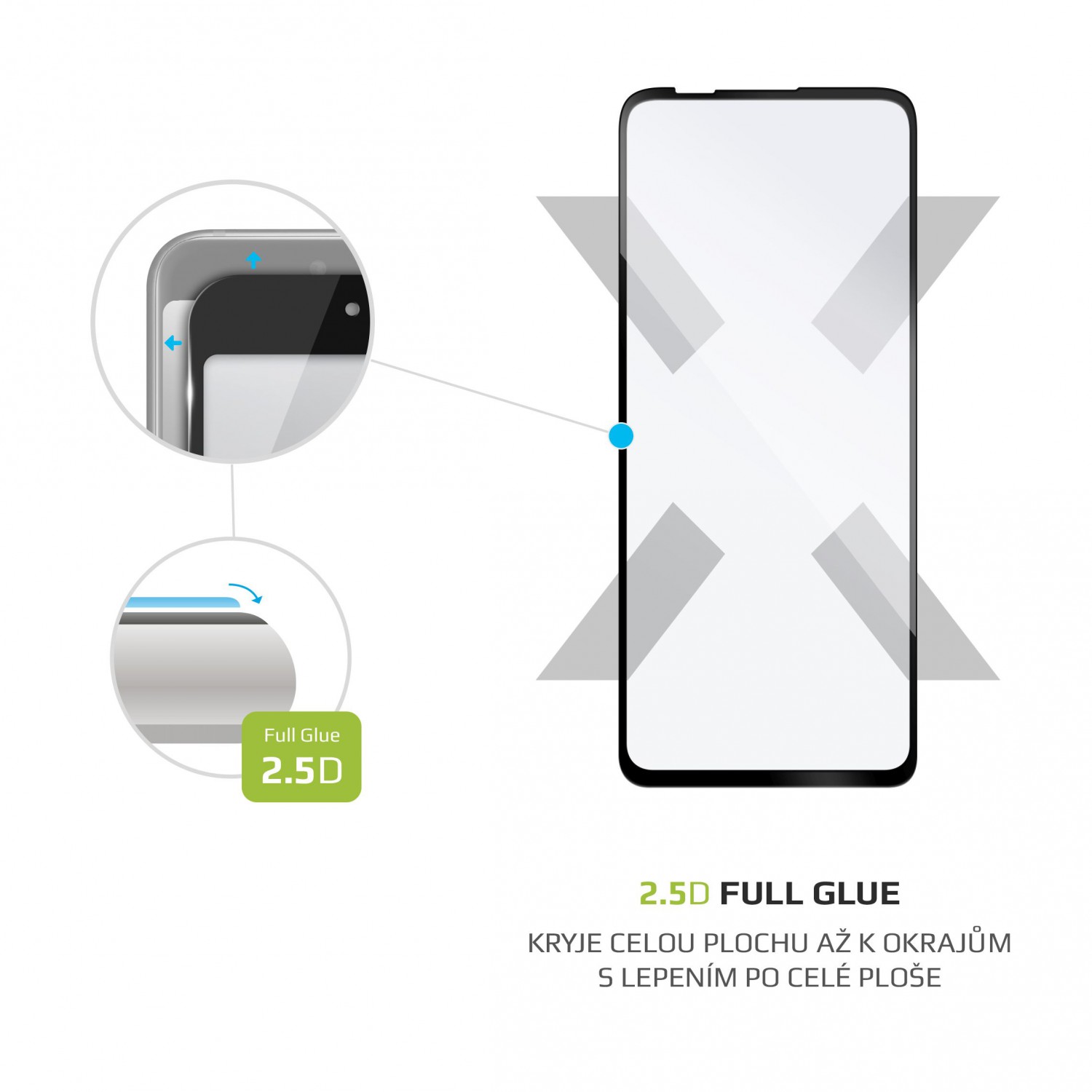 Ochranné tvrdené sklo FIXED Full-Cover pre Motorola Edge S / Moto G10, čierna