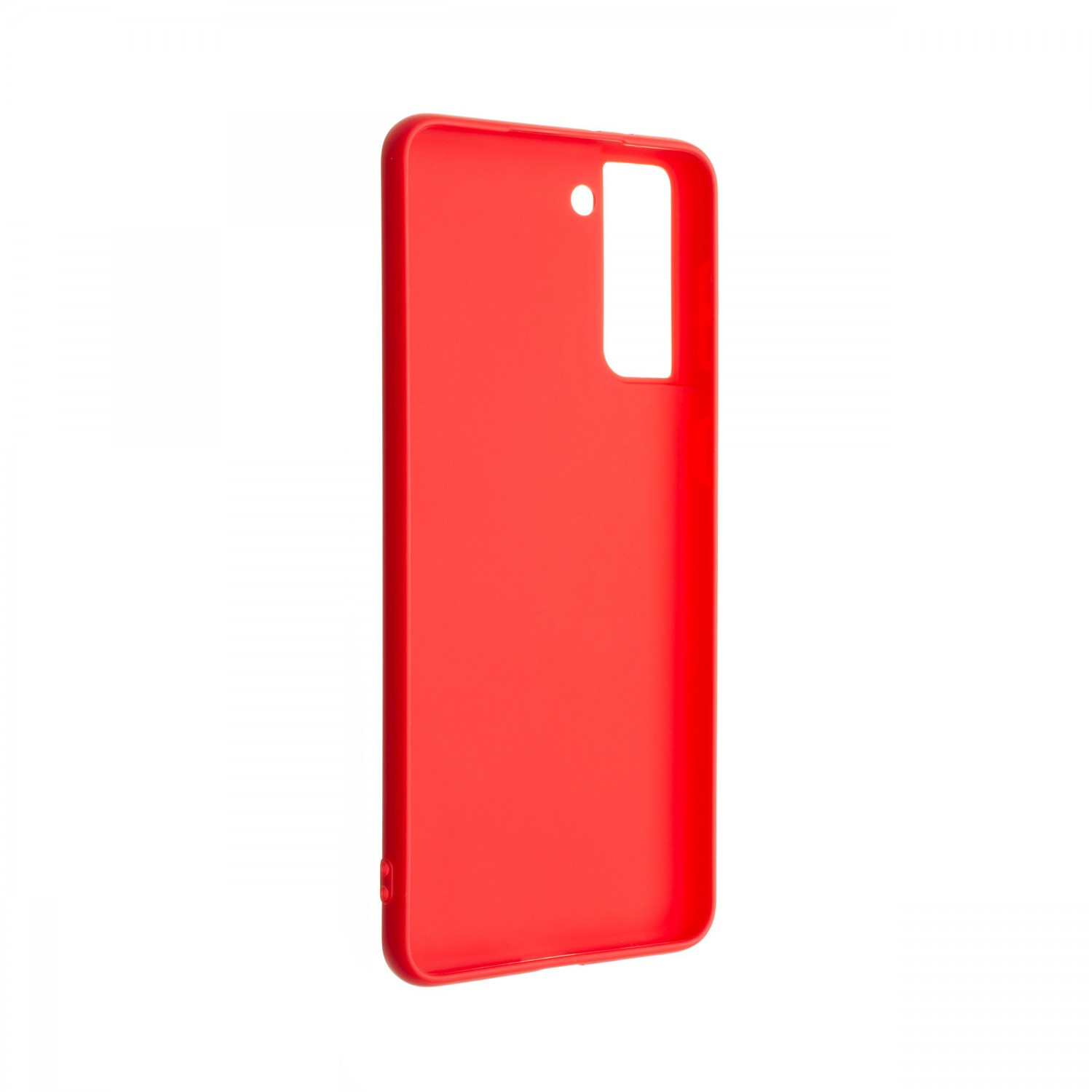 Zadní pogumovaný kryt FIXED Story pro Samsung Galaxy S21+, červená