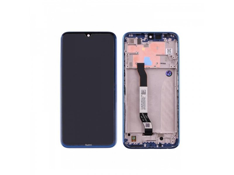 LCD + dotyk + rámček pre Xiaomi Redmi Note 8, neptune blue (Service Pack)