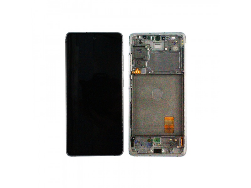 LCD + dotyk + rámček pre Samsung Galaxy S20 FE, Mystic bronze (Service Pack)