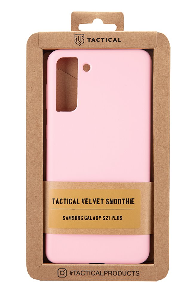 Zadný kryt Tactical Velvet Smoothie pre Samsung Galaxy S21 +, pink panther