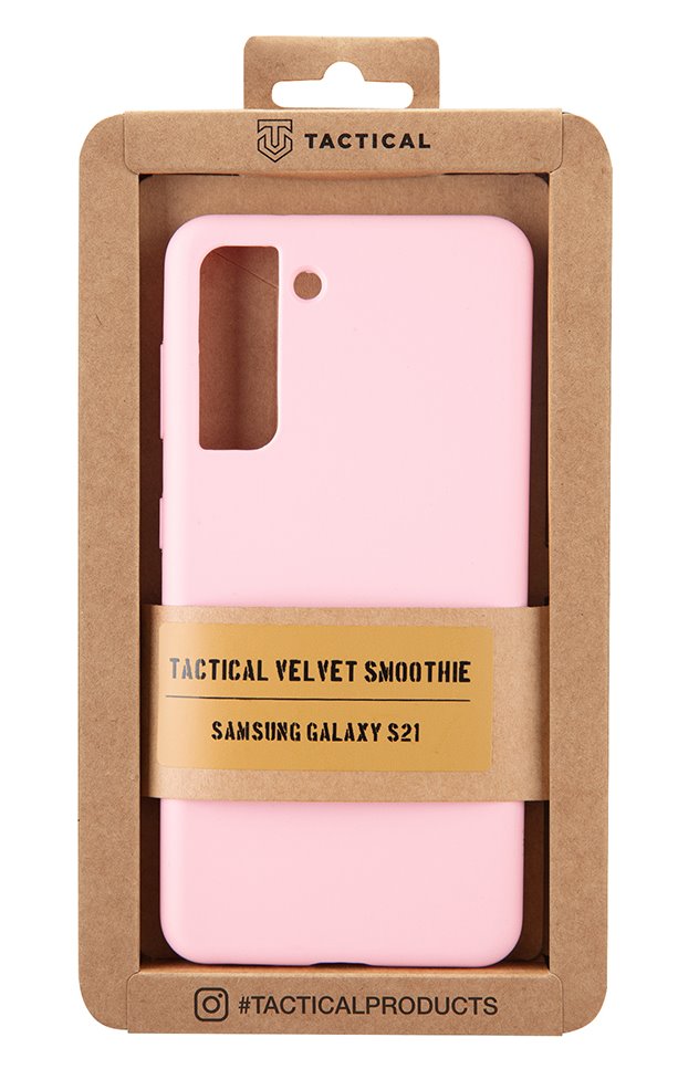 Zadný kryt Tactical Velvet Smoothie pre Samsung Galaxy S21, pink panther