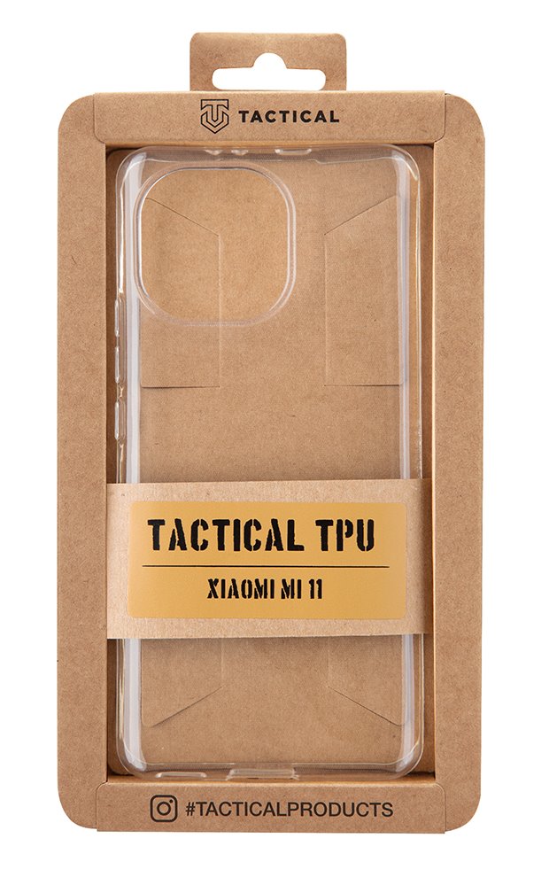 Tactical TPU pouzdro Xiaomi Mi 11, Clear