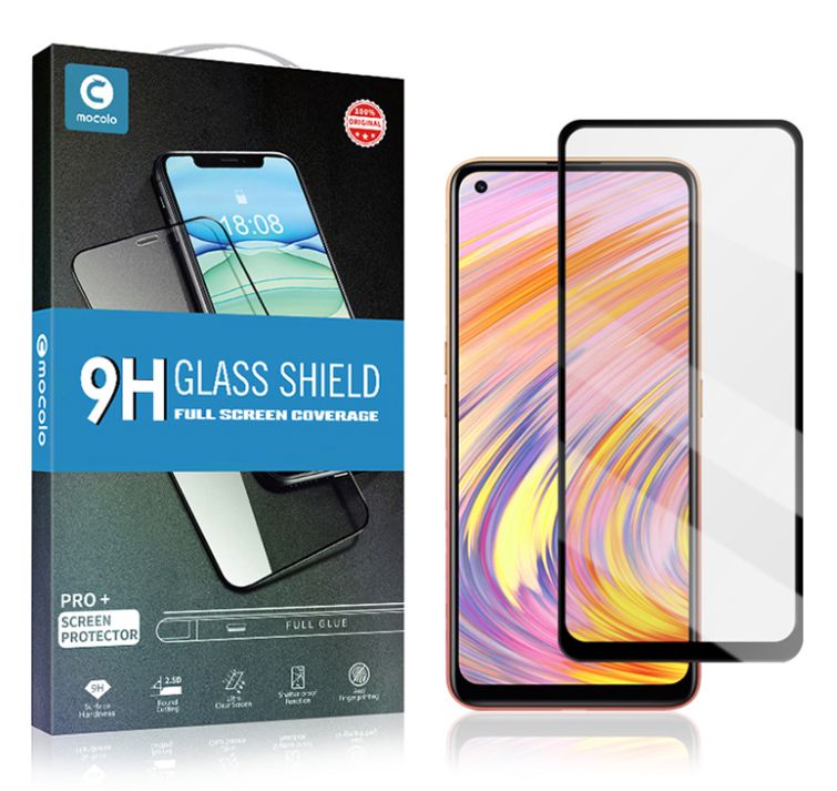 Tvrzené sklo Mocolo 5D pro Samsung Galaxy A52/A52 5G, černá