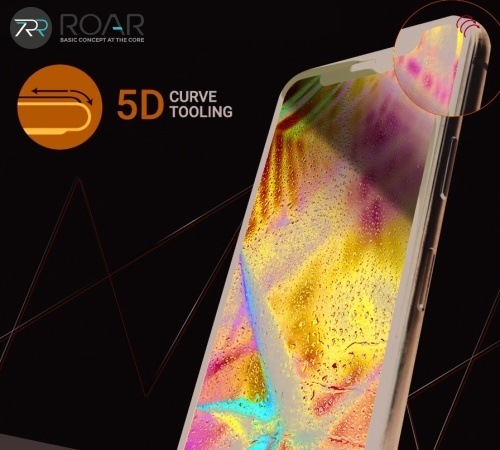 Tvrdené sklo Roar 5D pre Samsung Galaxy S21, čierna