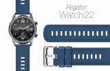 Silikonový řemínek ALIGATOR 22mm, modrá