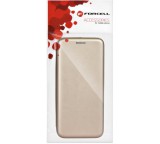 Flipové pouzdro Forcell Elegance pro Samsung Galaxy A02s, zlatá