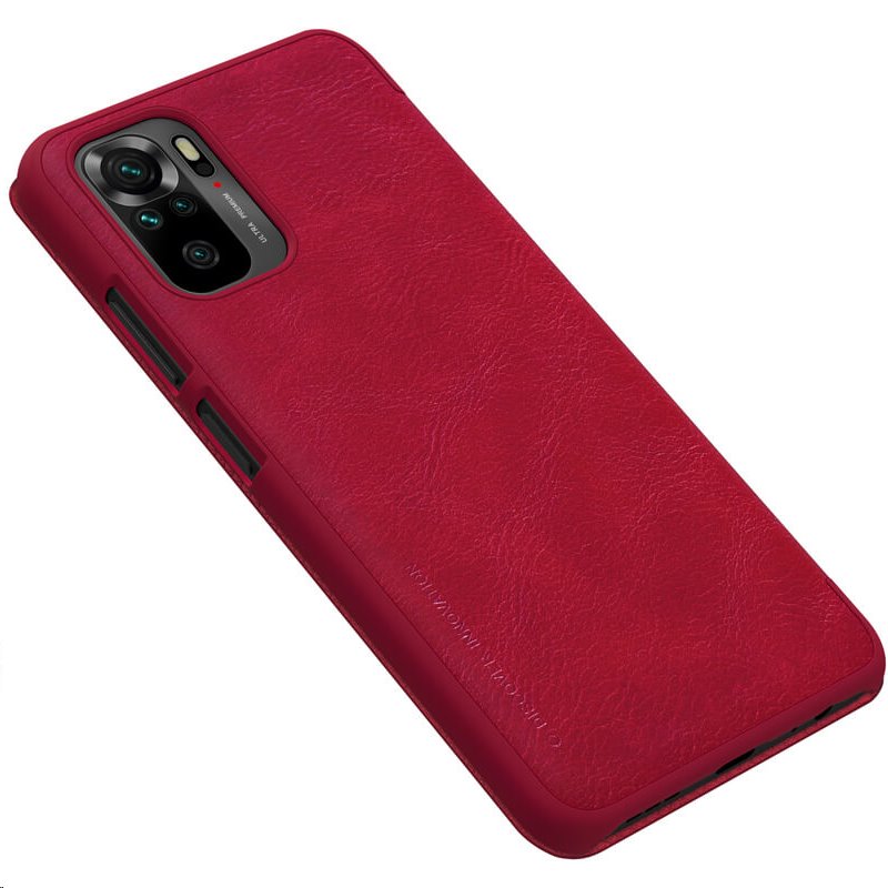 Nillkin Qin Book flipové pouzdro pro Xiaomi Mi 11 Lite 4G/5G, červená