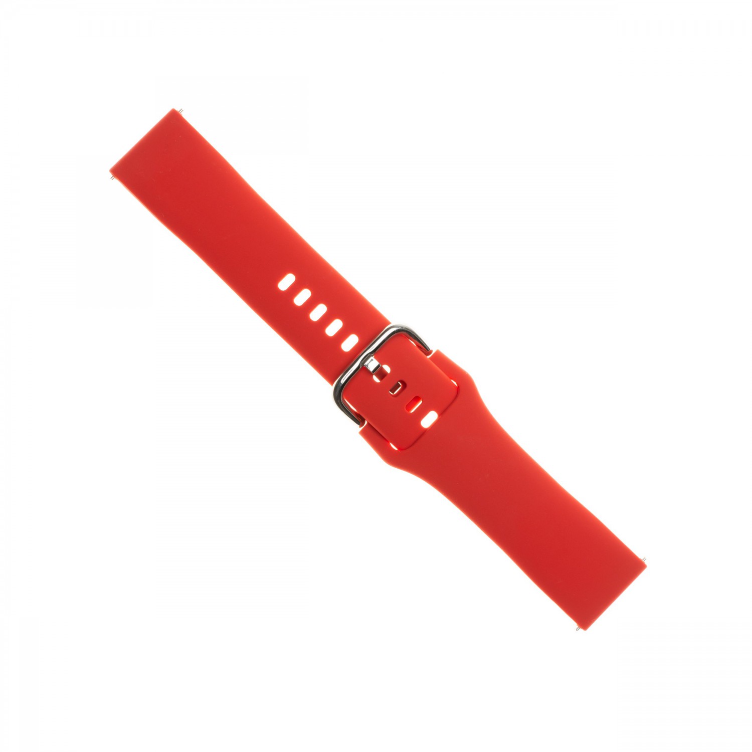Silikonový řemínek FIXED Silicone Strap s šířkou 20mm pro smartwatch, červená