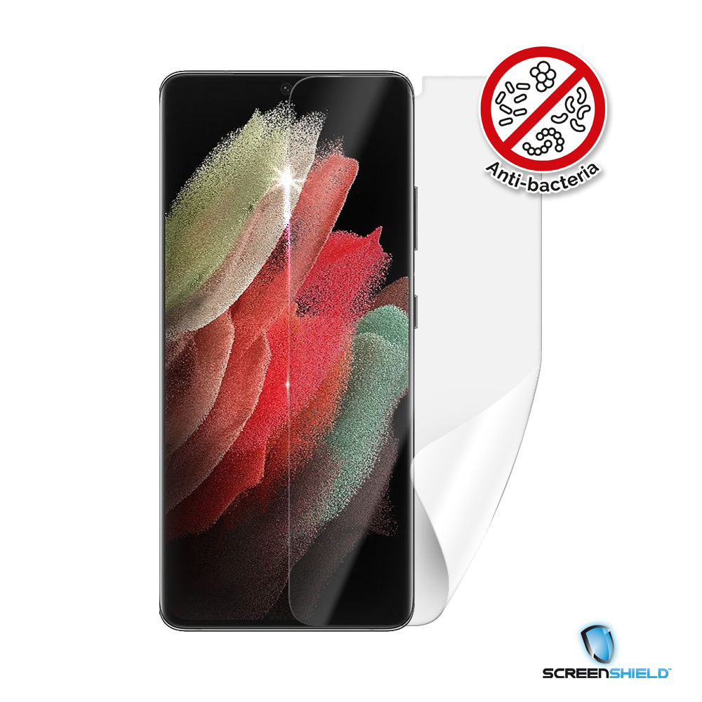 Ochranná fólie Screenshield Anti-Bacteria pro Samsung Galaxy S21 Ultra 5G