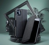 Flipové puzdro Fancy pre Motorola Moto G9 Play, čierna
