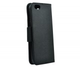 Flipové puzdro Fancy pre Samsung Galaxy A02s, čierna
