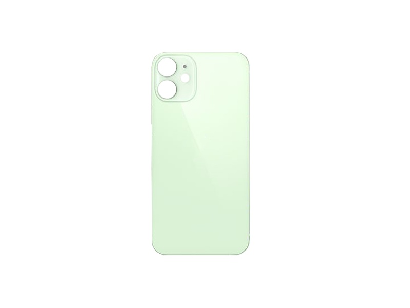 Kryt baterie Back Cover Glass + Big Camera Hole pro Apple iPhone 12 Mini, zelená