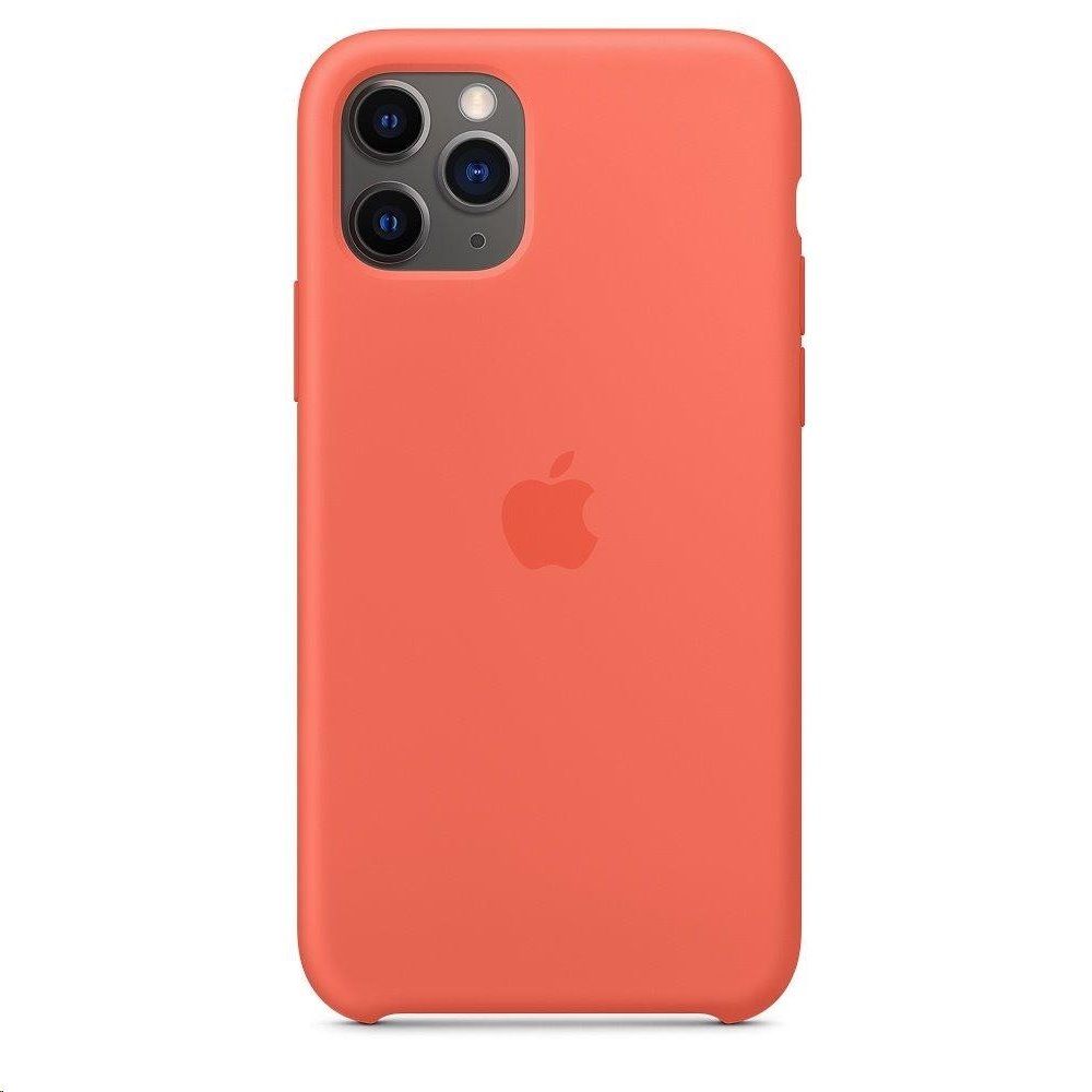 Originální silikonový kryt MWYQ2ZM/A pro Apple pro iPhone 11 Pro, clementine
