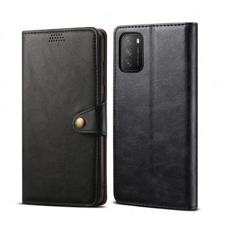 Lenuo Leather flipové pouzdro pro Samsung Galaxy A12, black