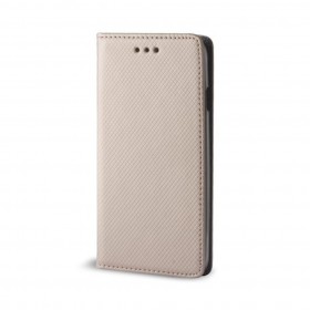 Cu-Be Smart Magnet flipové puzdro pre Xiaomi Note 9T, gold