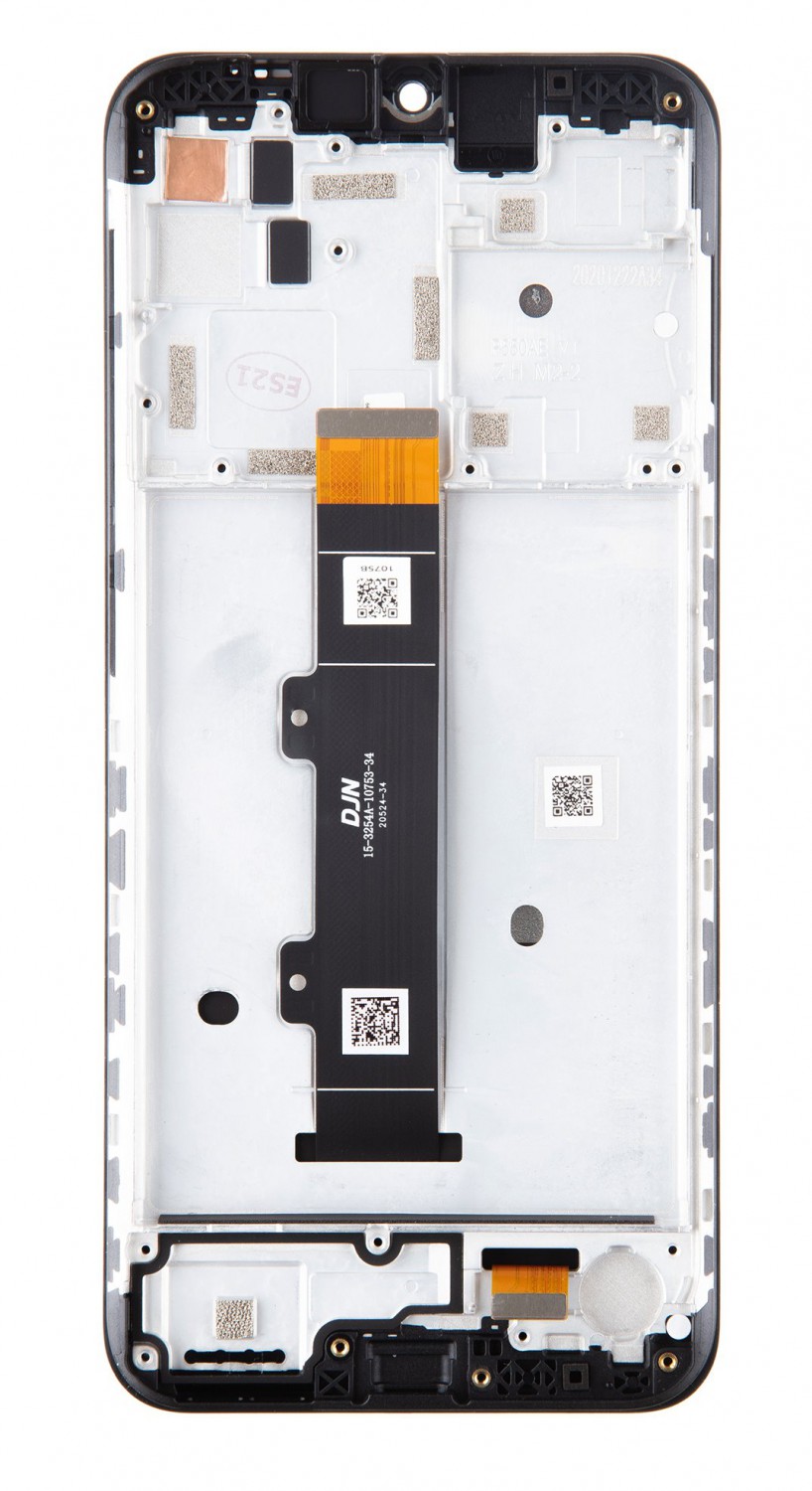 LCD + dotyk + predný kryt pre Motorola Moto G30, black (Service Pack)