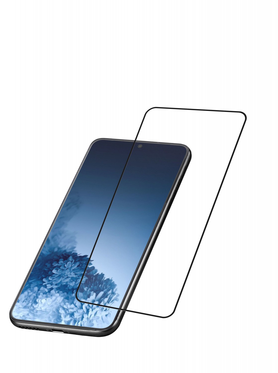 Tvrzené sklo Cellularline Capsule pro Samsung Galaxy S21 Plus