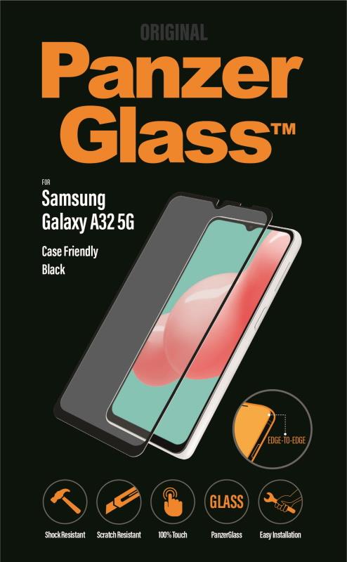 Ochranné sklo displeje PanzerGlass Edge to Edge pro Samsung Galaxy A32 5G, černá